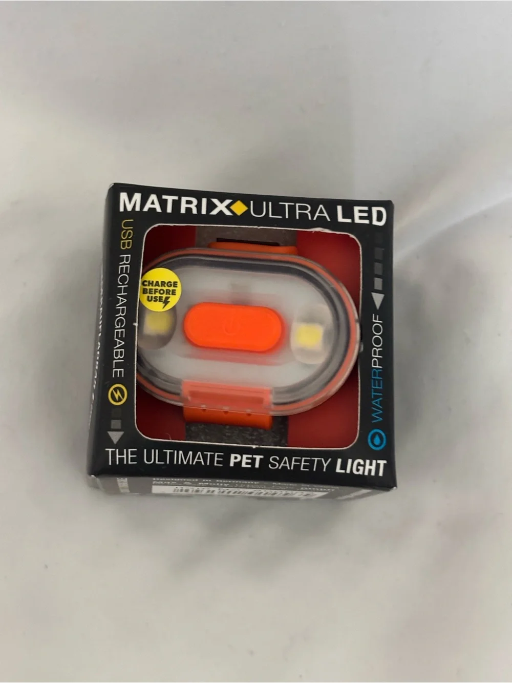 Compact LED Clip-On Safety Light - Blue Accent